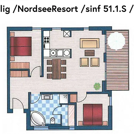 Nordseeresort Friesland Nordseeresort Friesland 51-1-s * Schillig