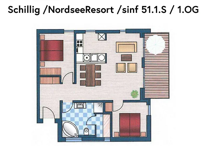 Nordseeresort Friesland Nordseeresort Friesland 51-1-s * 쉴리그